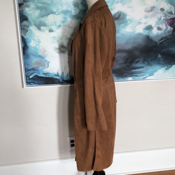 Elizabeth and James long brown jacket size M - Picture 7 of 9